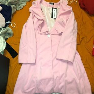 UNWORN Pink Fall Coat ✨